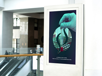 Oscorp Promo Poster biotech evil industries marvel mcu mockup oscorp poster promo rebrand science villain