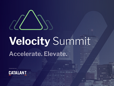 Velocity Summit Branding brand branding business agility event branding event design identity design logo velocity summit