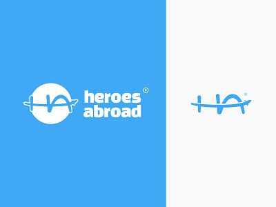 Heroes Abroad Logo Design logotype sustainability sustainable development travel