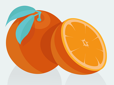 oranges! illustration