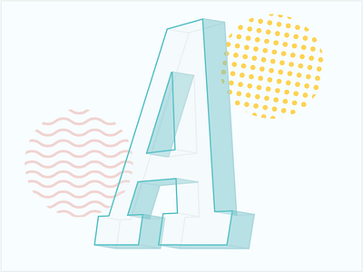 A design illustration typography