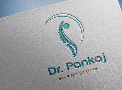 Dr. Pankaj Physio Logo Design advert branding design graphic design graphicdesign illustration leaflet leaflet design logo logodes vector
