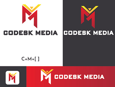 Codesk Media Logo Design advert branding design freelance graphicdesigner hire leaflet design logo logodesign software