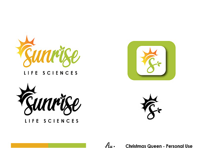 Sunrise Life Sciences Logo Design design graphic design leaf logo logodesign medical medicine pharmautical sunrise