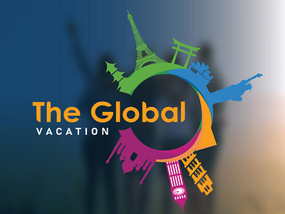 The Global Vacation Logo Design advert design graphic design graphicdesigner logo logodesign travel