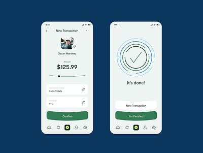 HeyPay Banking App banking banking app digital wallet mobile mobile app mobile interface money app ui user interface uxui wallet wallet app