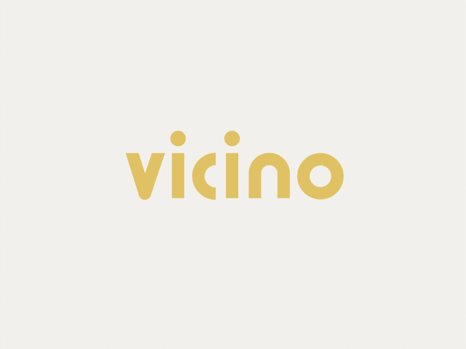 Vicino logo animated after effect animated lettering animated logo animation branding illustrator logo logotype minimal motion graphics type typogaphy vector visual identity web