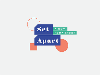 Set Apart - FINAL branding co:mission illustration print typography