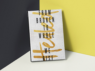 Healed art direction book branding design illustration typography