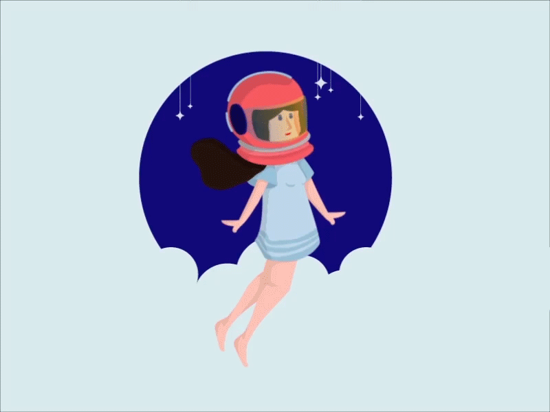 Cydonia astronaut design digital girl girl power graphic design illustration vector