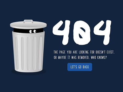 Daily UI #008 - 404 page