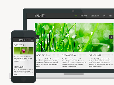 Magnify Shot 2 nature responsive user interface