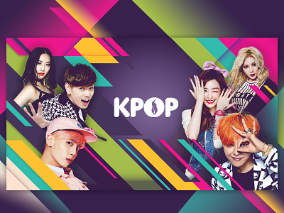 Dramafever Collections banner design dramafever graphic design korean pop kpop layout logo music ui website