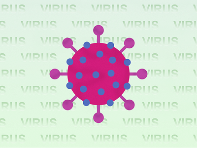 Virus cute design flat illustration illustrator laboratory science scientist vector virus
