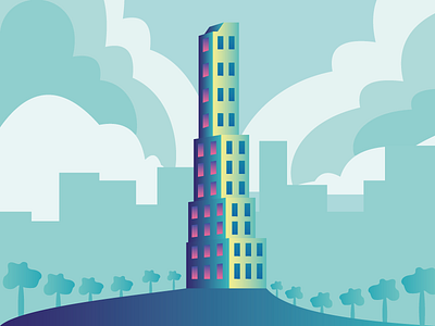 Babel Tower babel babel tower design illustration illustrator road tower