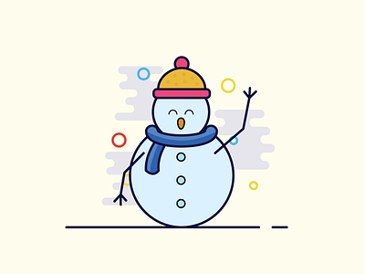 The snow-men christmas happiness happy happy holidays holiday illustration illustrator snowman