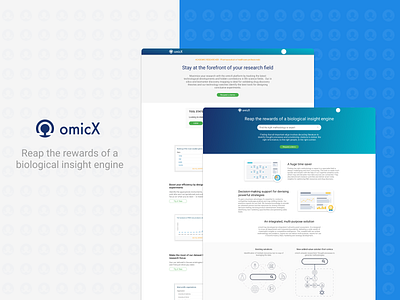 Omictools redesign Part 3 - Homepage desktop app branding icon illustration illustrator typography ui ux web website