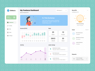 The freelance Dashboard