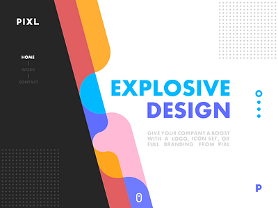 Website Concept clean colorful custom design font hiring minimal modern siple ui ux web