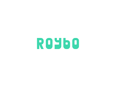 Roybo Tea block blue clean colorful design green grid icon illustration logo minimal modern monogram negative space pixl simple vector white