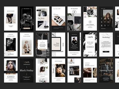 Luxury Socia Media Canva Templates by Goashape