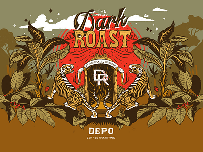 Depo Artist's Jungle / The Dark Roast Illustration