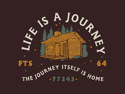 Life is a Journey / Tshirt Illustration design drawing illustration merchandise tshirt