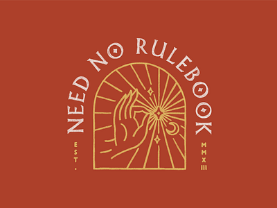 Need No Rulebook graphicdesign illustration logo sticker tshirt