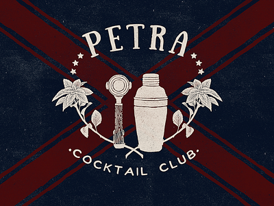 Petra / Cocktail Club art coffee coffeeshop craft design drawing flag handmade illustration logo merchandise