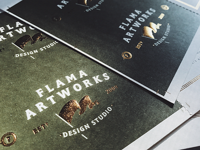 Flama Artworks / Business Cards artwork brand branding businesscard design graphicdesign lettering logo typography vector