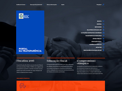 Transparency Portal of Rio de Janeiro government portal transparency ui ux design uidesign ux website
