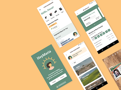 Bringing government assistance closer to frontline heroes android android app case study color palette design farmworkers justice mobile social justice ui ux