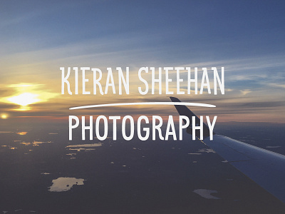 Kieran Sheehan Photography - Logo Design branding design graphic logo minimal photography promotion travel