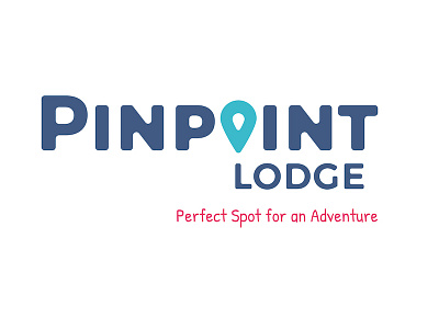 Pinpoint Lodge accommodation adventure b and b brand identity branding graphic design hostel ireland logo tourism