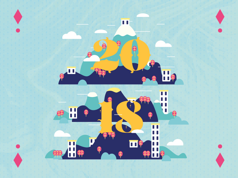 Newyear dribbble