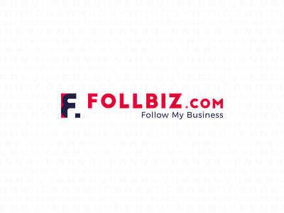 Follbiz - Follow my business brand business f logo graphic design icon identity logo pattern proposal typography