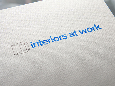 Interiors At Work Logo Rebrand
