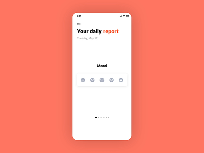 Health daily report animation after effect animation animation design app branding concept daily design health healthcare onboarding onboarding ui principle principle app principle for mac report trackers ui
