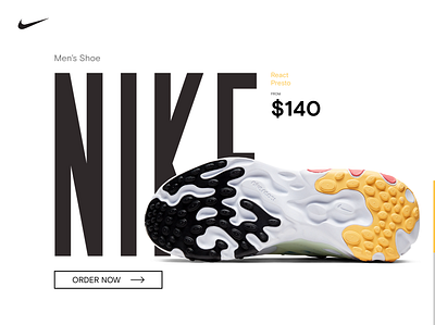 Nike React Presco adobecc branding design designer digitaldesign identity logo nike shoes trending typogaphy uiux