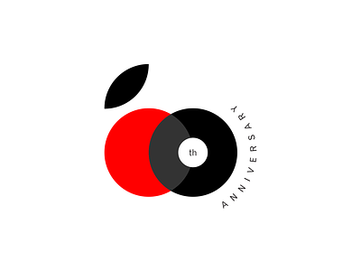 60th Anniversary branding design graphics design icon logo