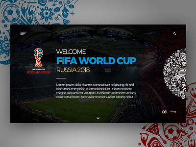 FIFA World Cup - RUSSIA 2018 Landing Page