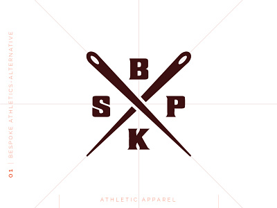 Logo Variation for Bespoke Athletics abstract brand branding design dribbble graphic graphic design illustrator logo logo design minimal monogram
