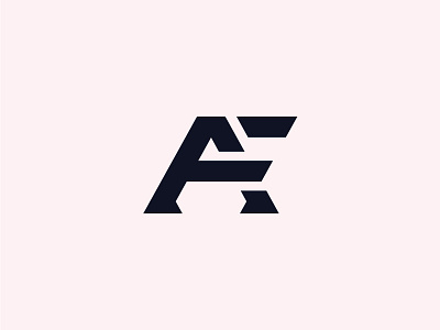 AF Monogram Logo branding design illustrator logo logo design monogram