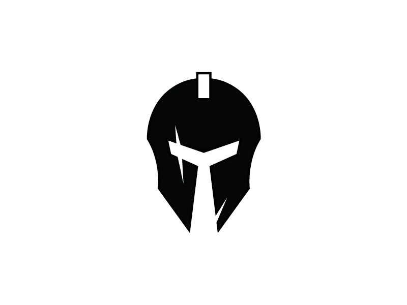 Spartan Helmet Logo by James Freer on Dribbble