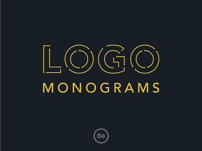 Monogram Logos behance branding design illustrator logo logo design minimal monogram