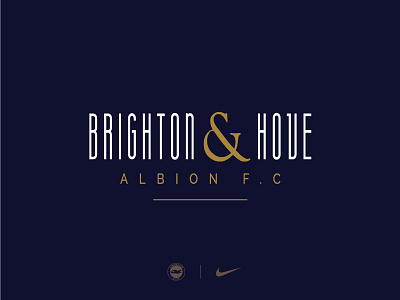 Brighton & Hove Albion branding design dribbble football graphic design illustrator logo logo design minimal monogram