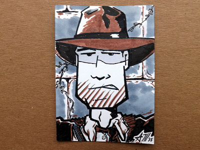 Indiana Jones Sketchcard card indiana jones sketch sketchcard