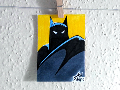 Batman Animated Sketch Card batman card sketch sketchcard