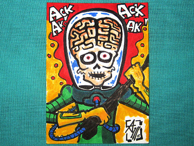 Mars Attacks! Sketch Card