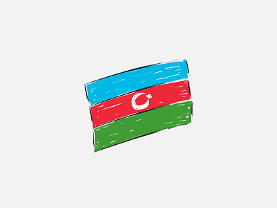 Azerbaijan flag